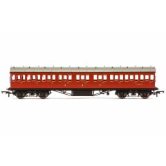 Hornby OO Scale, R4799 BR (Ex LMS) Stanier 57' Period III Composite Non-Corridor M16635M, BR Crimson Livery small image