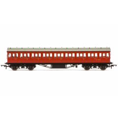 Hornby OO Scale, R4800 BR (Ex LMS) Stanier 57' Period III Third Non-Corridor M11973M, BR Crimson Livery small image