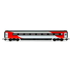 Hornby OO Scale, R4930A LNER (2018+) Mk3 TSD Trailer Standard Disabled (HST) 42238, Coach F, LNER (2018+) Red & Silver Livery small image