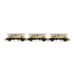 Hornby OO Scale, R60065 BR HAA Hopper 354496, 354497 & 354499, BR Railfreight Coal Sector Livery Three Wagon Pack small image