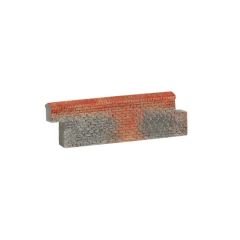 Hornby Skaledale OO Scale, R8977 Brick Walling, Straight Walls small image