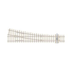 Peco OO Scale, SL-E1095 OO/HO Streamline Code 75 Electrofrog Medium Radius Right Hand Turnout with Concrete Sleepers small image