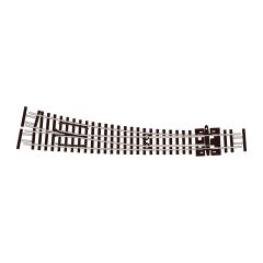 Peco N Scale, SL-E386F N Gauge Streamline Code 55 Electrofrog Curved Right Hand Turnout small image