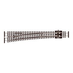 Peco N Scale, SL-E389F N Gauge Streamline Code 55 Electrofrog Large Radius Left Hand Turnout small image