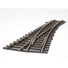 Peco OO Scale, SL-U1196 OO/HO Streamline Code 75 Unifrog Bullhead Rail Medium Radius Left Hand Turnout small image