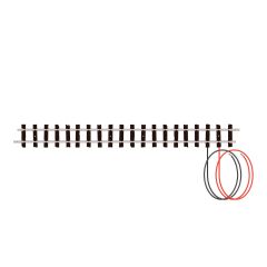 Peco OO-9 Scale, ST-413 OO-9/HOe Setrack Code 80 Double Straight Prewired small image