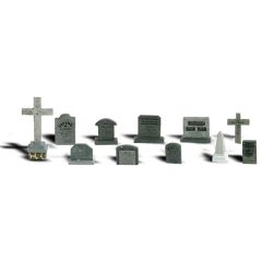 Woodland Scenics N Scale, WA2164 Tombstones/Gravestones small image