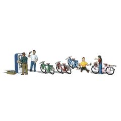 Woodland Scenics N Scale, WA2194 Bicycle Buddies small image