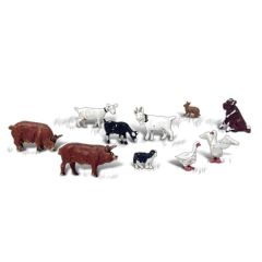 Woodland Scenics N Scale, WA2202 Barnyard Animals/Farmyard Animals small image