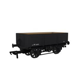 Rapido Trains UK OO Scale, 943024 BR (Ex GWR) 5 Plank Wagon GWR Diag O15 W30359, BR Grey Livery small image