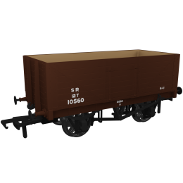 Rapido Trains UK OO Scale, 967410 SR 7 Plank Wagon RCH 1907 10560, SR Brown (Post 1936) Livery, - small image