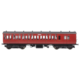 Dapol OO Scale, 4P-020-501 BR (Ex GWR) GWR Toplight Mainline City Brake Second 3757, BR Maroon Livery, DCC Ready small image