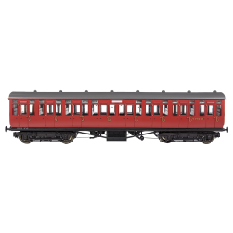 Dapol OO Scale, 4P-020-512 BR (Ex GWR) GWR Toplight Mainline City Second 3912, BR Maroon Livery, DCC Ready small image