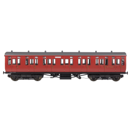 Dapol OO Scale, 4P-020-522 BR (Ex GWR) GWR Toplight Mainline City Composite 7912, BR Maroon Livery, DCC Ready small image