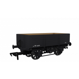 Rapido Trains UK OO Scale, 943024 BR (Ex GWR) 5 Plank Wagon GWR Diag O15 W30359, BR Grey Livery small image