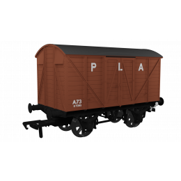 Rapido Trains UK OO Scale, 944027 Private Owner (Ex GWR) GWR Van Diag V16 'Mink A' A73, 'Port of London Authority', Bauxite Livery small image