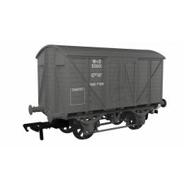 Rapido Trains UK OO Scale, 944028 WD (Ex GWR) GWR Van Diag V16 'Mink A' 35601, WD Grey Livery small image