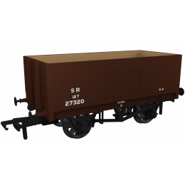 Rapido Trains UK OO Scale, 967411 SR 7 Plank Wagon RCH 1907 27320, SR Brown (Post 1936) Livery, - small image