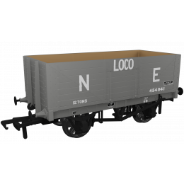 Rapido Trains UK OO Scale, 967413 LNER 7 Plank Wagon RCH 1907 454941, LNER Grey Livery, - small image