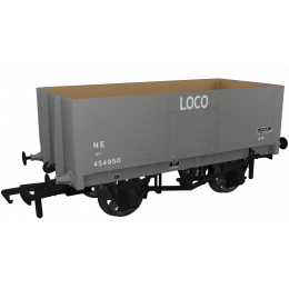 Rapido Trains UK OO Scale, 967414 LNER 7 Plank Wagon RCH 1907 454950, LNER Grey Livery, - small image
