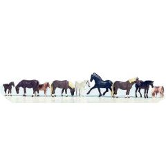 Noch HO Scale, 15761 Horses small image