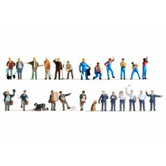 Noch HO Scale, 16109 People at Work XL Figure Set small image