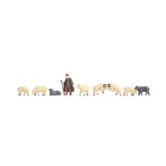 Noch HO Scale, 18210 Shepherd & Sheep (Hobby Figures) small image