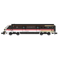 Dapol N Scale, 2D-017-005 BR Mk3 DVT Driving Van Trailer 82115, BR InterCity (Swallow) Livery, Dummy Unit - Not Motorised, DCC Ready small image