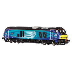 Dapol N Scale, 2D-022-013 DRS Class 68 Bo-Bo, 68018, 'Vigilant' DRS Compass (Revised) Livery, DCC Ready small image