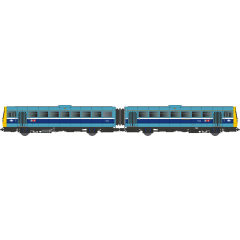 Dapol N Scale, 2D-142-007 BR Class 142 2 Car DMU 142058, BR Provincial Livery, DCC Ready small image