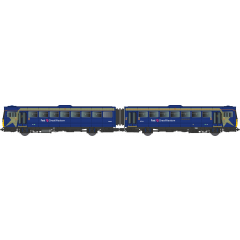 Dapol N Scale, 2D-142-009 First Great Western Class 142 2 Car DMU 142070, First Great Western Blue & Gold Livery, DCC Ready small image