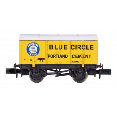 Dapol N Scale, 2F-013-083 Private Owner Gunpowder Van 152, 'Blue Circle', Yellow Livery small image
