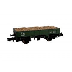 Dapol N Scale, 2F-060-016 BR Grampus Wagon DB984363, BR Departmental Olive Green Livery, Includes Wagon Load small image