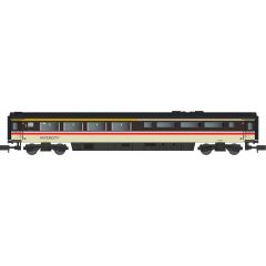 Dapol N Scale, 2P-009-150 BR Mk3A RFB Restaurant First Buffet 10201, BR InterCity (Swallow) Livery small image
