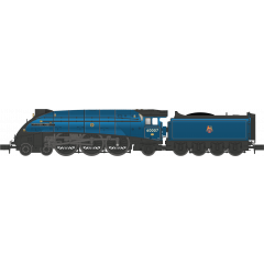 Dapol N Scale, 2S-008-017 BR (Ex LNER) A4 Class 4-6-2, 60007, 'Sir Nigel Gresley' BR Lined Express Blue (Early Emblem) Livery, DCC Ready small image