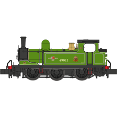 Dapol N Scale, 2S-022-008 BR (Ex LNER) J72 (Ex-NER E1) Class Tank 0-6-0T, 69023, BR 'LNER Apple Green' Livery, DCC Ready small image