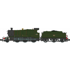 Dapol N Scale, 2S-043-006 BR (Ex GWR) 43XX 'Mogul' Class 2-6-0, 7310, BR Green (Late Crest) Livery, DCC Ready small image