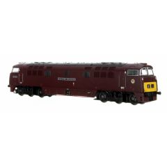 Dapol N Scale, 2D-003-014 BR Class 52 C-C, D1034, 'Western Dragoon' BR Maroon (Small Yellow Panels) Livery, DCC Ready small image