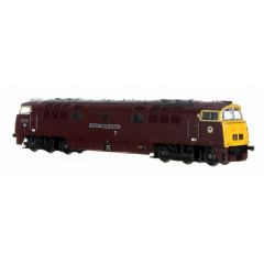 Dapol N Scale, 2D-003-016 BR Class 52 C-C, D1016, 'Western Gladiator' BR Maroon (Small Yellow Panels) Livery, DCC Ready small image