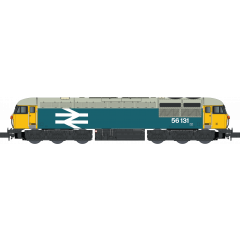 Dapol N Scale, 2D-004-011 BR Class 56 Co-Co, 56131, BR Blue (Large Logo) Livery, DCC Ready small image