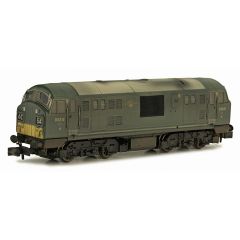 Dapol N Scale, 2D-012-013 BR Class 22 B-B, D6315, BR Green (Small Yellow Panels) Livery, Weathered, DCC Ready small image