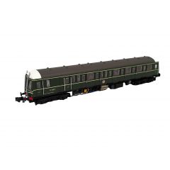 Dapol N Scale, 2D-015-004 BR Class 122 Single Car DMU E55012, BR Green (Speed Whiskers) Livery, DCC Ready small image