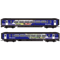 Dapol N Scale, 2D-021-005 Northern Rail Class 156 2 Car DMU 156461 (56461), Northern Promotional Livery 'Ravenglass & Eskdale' Livery, DCC Ready small image