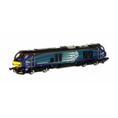 Dapol N Scale, 2D-022-011 DRS Class 68 Bo-Bo, 68034, DRS Compass (Revised) Livery, DCC Ready small image