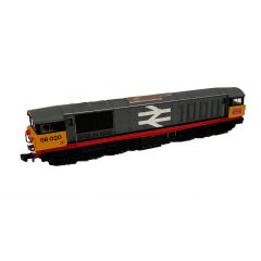 Dapol N Scale, 2D-058-002 BR Class 58 Co-Co, 58020, BR Railfreight (Red Stripe) Revised Livery, DCC Ready small image