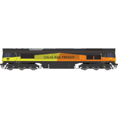 Dapol N Scale, 2D-066-009 Colas Rail Freight Class 66/8 Co-Co, 66846, Colas Rail Livery, DCC Ready small image