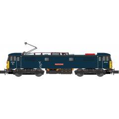 Dapol N Scale, 2D-087-006 Serco Class 87 Bo-Bo, 87002, 'Royal Sovereign' Caledonian Sleeper Blue Livery, DCC Ready small image