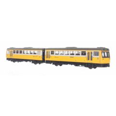 Dapol N Scale, 2D-142-002 Merseyrail Class 142 2 Car DMU 142042, Merseyrail Yellow Livery, DCC Ready small image