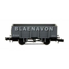 Dapol N Scale, 2F-038-055 Private Owner 20T/21T Steel Mineral Wagon 2448, 'Blaenavon', Grey Livery small image