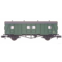 Dapol N Scale, 2F-047-009 BR (Ex SR) CCT Covered Carriage Truck S2413S, BR (SR) Green Livery small image